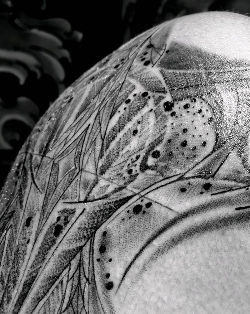 暗黑字体纹身图片_手臂花体字纹身图案