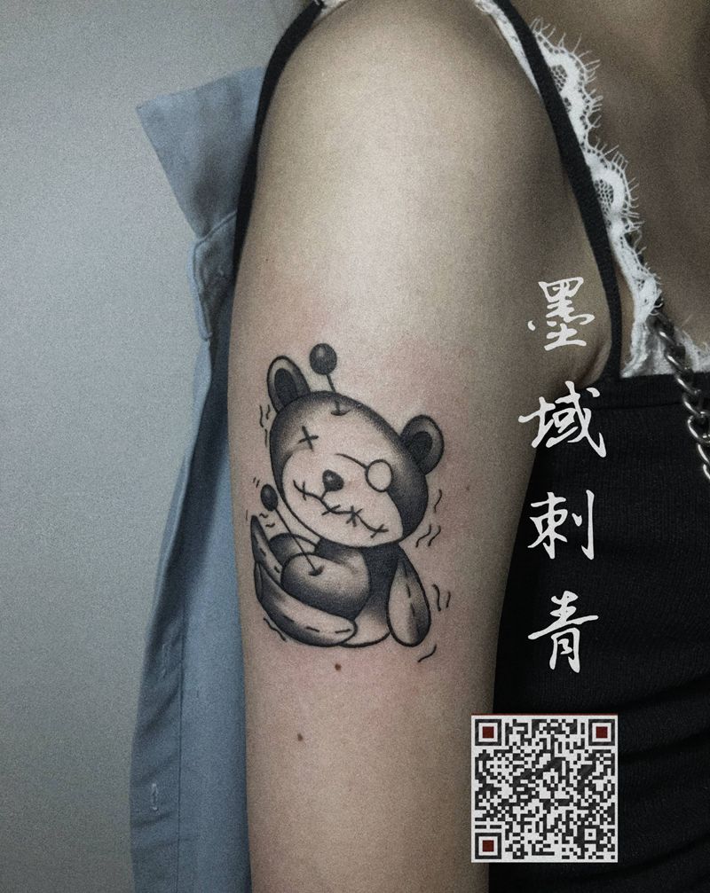 玩具纹身图片_手臂New School纹身图案