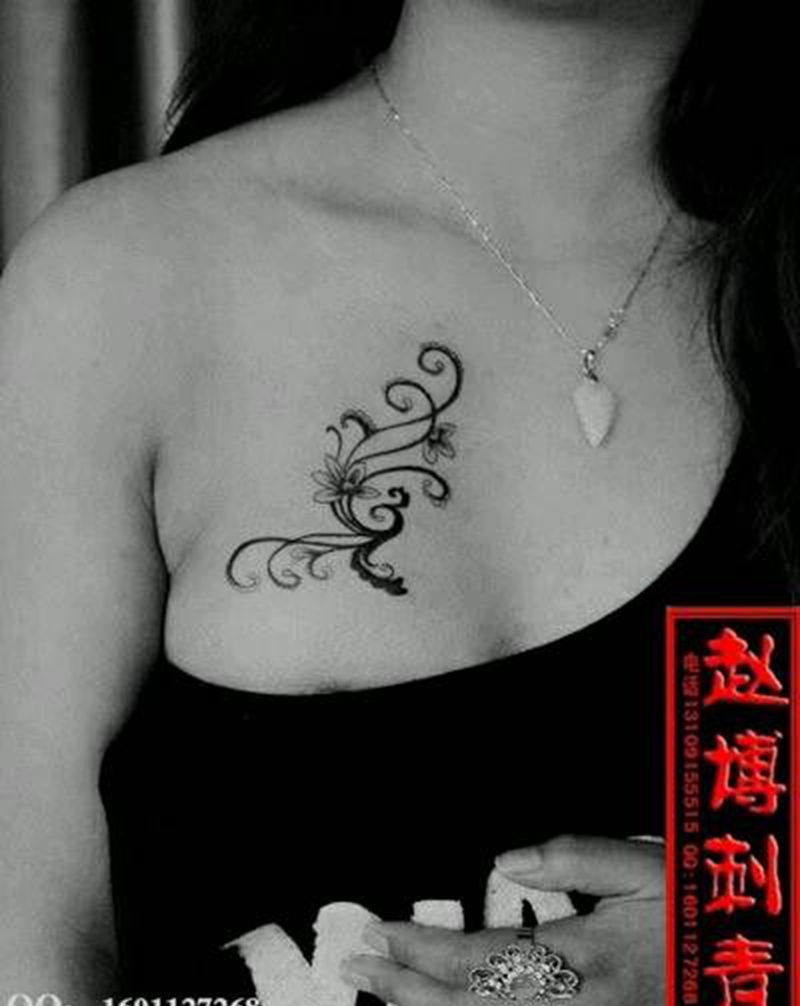 凤凰花图腾纹身纹身图片