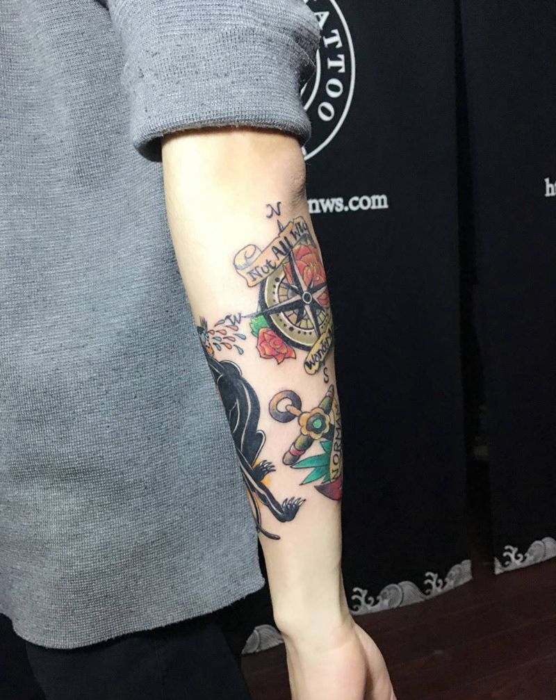 School 风格纹身图片