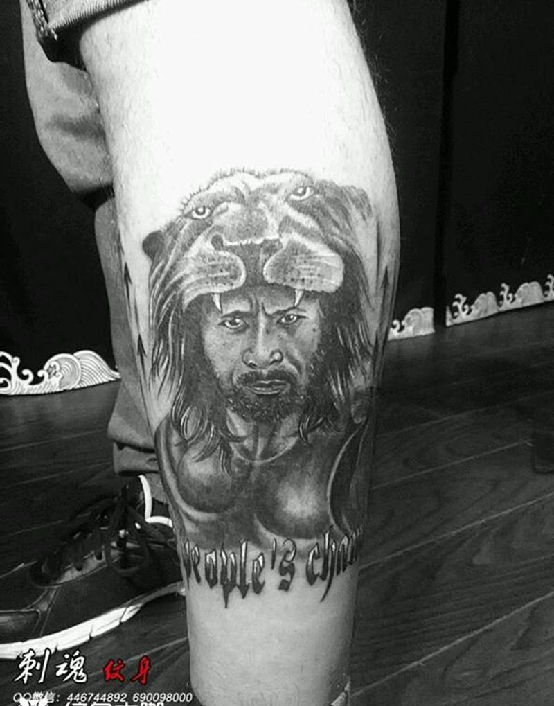 宙斯之子 人物纹身纹身图片