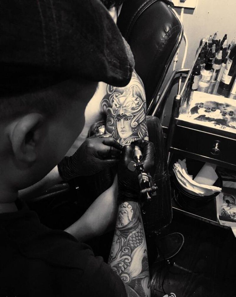 赵云纹身纹身图片