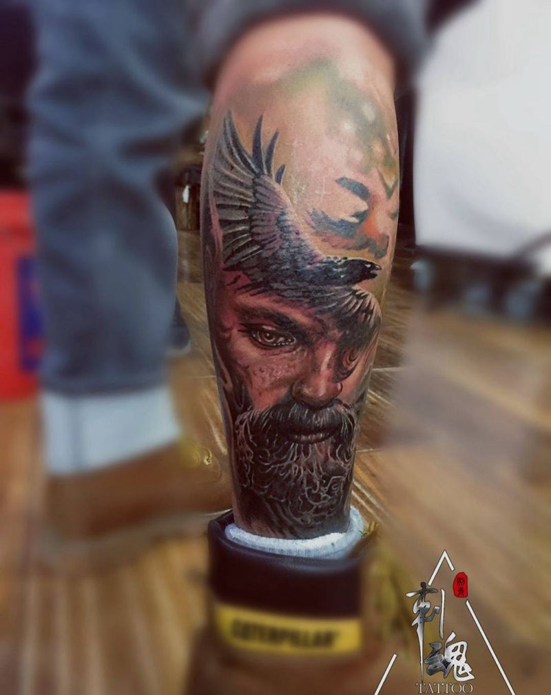 欧美写实纹身图片