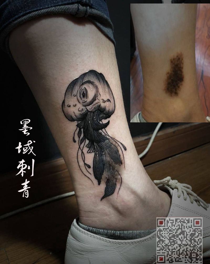 胎记覆盖纹身图片