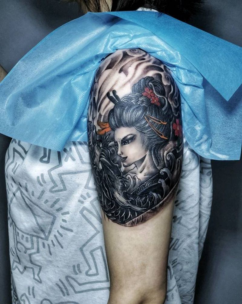 遮盖修改纹身图片_手臂新传统纹身图案