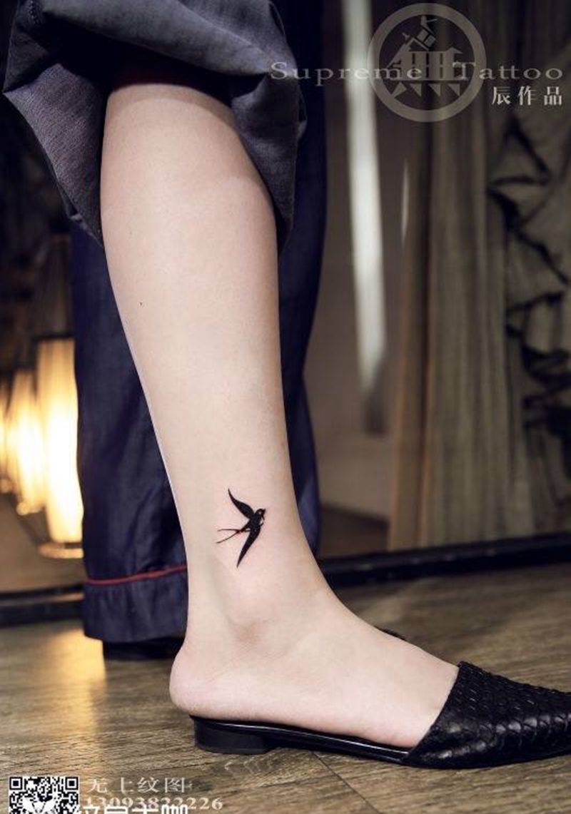 驻店师小作品纹身图片_成品手部脚部清新纹身图案