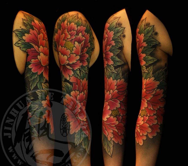 浙江金华唐龙纹身_毛毛作品纹身图片