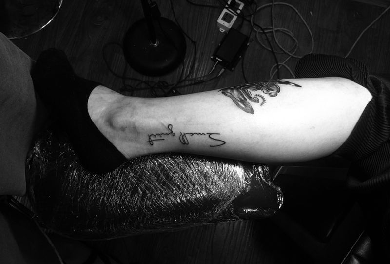 小字母纹身图片