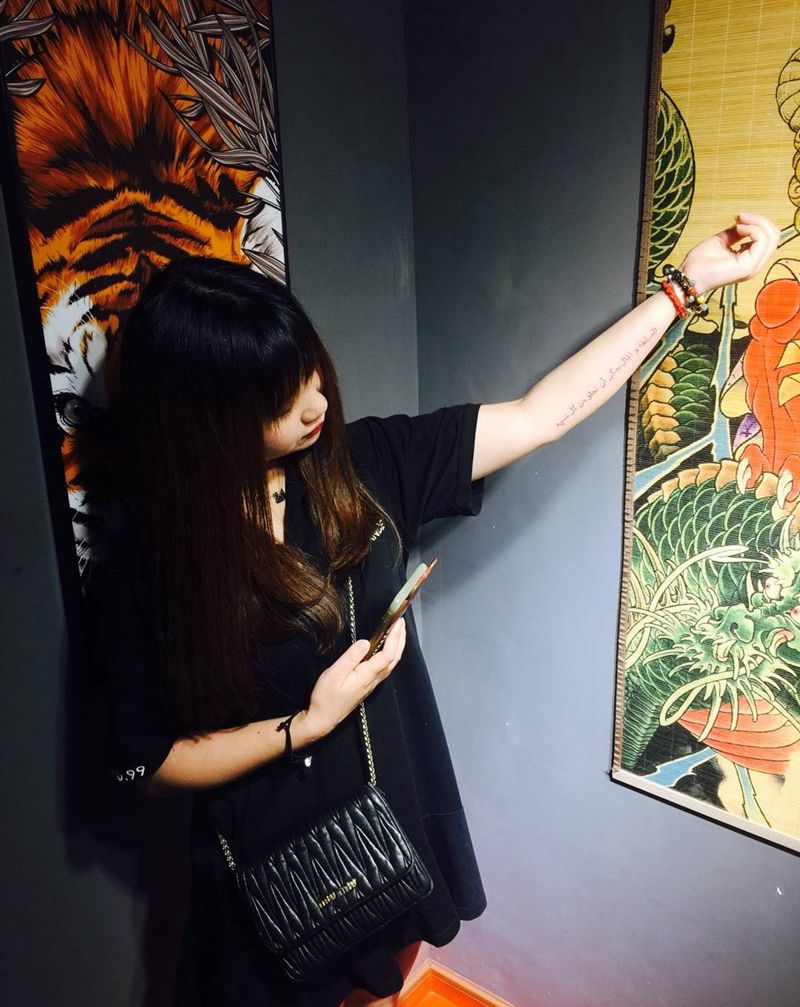 小字母纹身图片