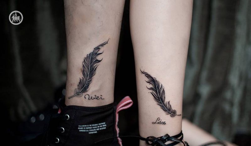 创意情侣纹身纹身图片