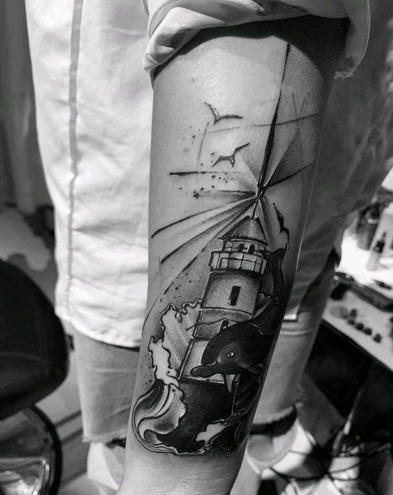 遮盖老纹身纹身图片_水墨纹身图案