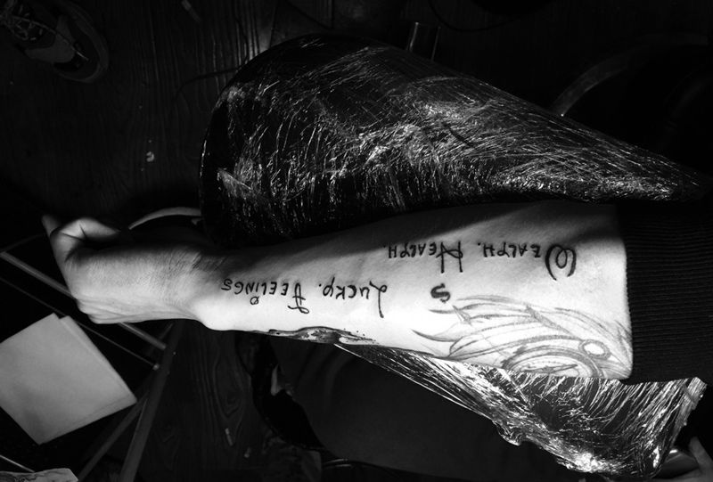 小字母纹身图片