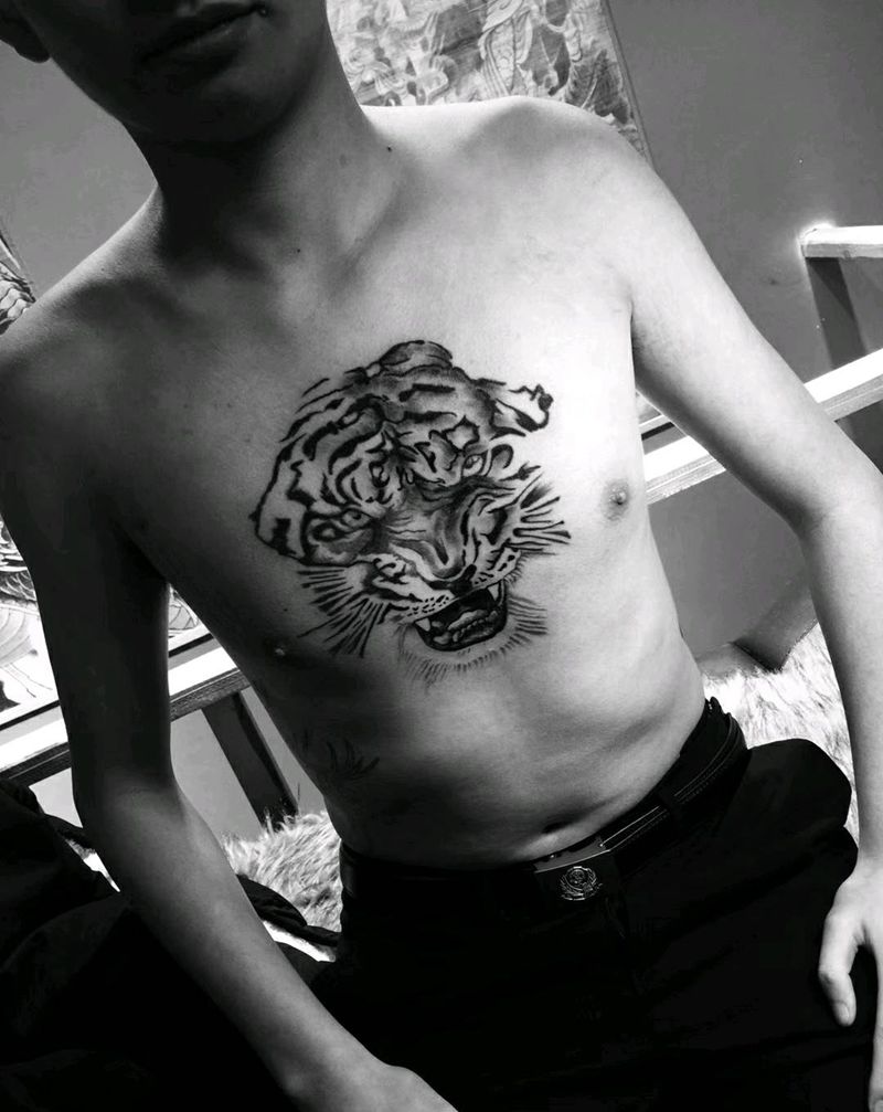 未完成纹身图片