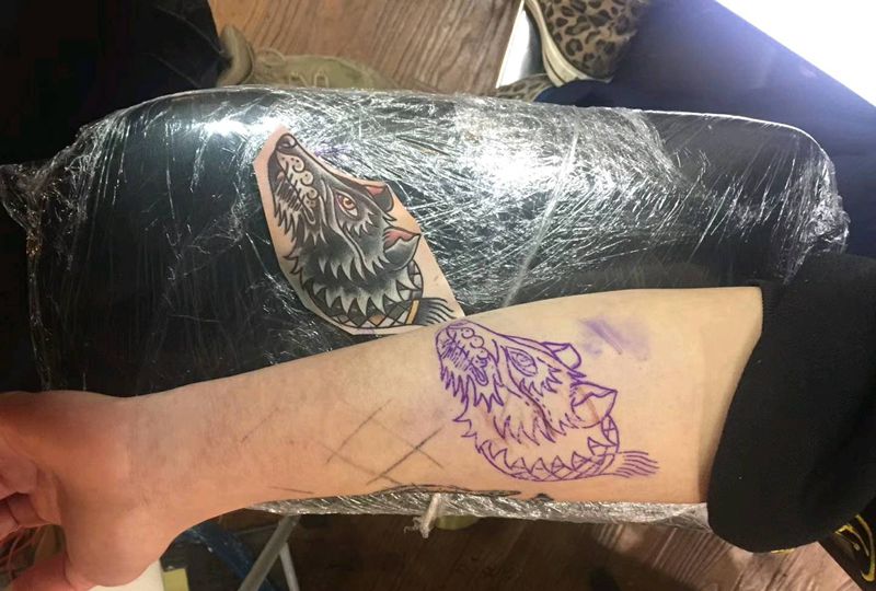 覆盖纹身图片_手部纹身图案