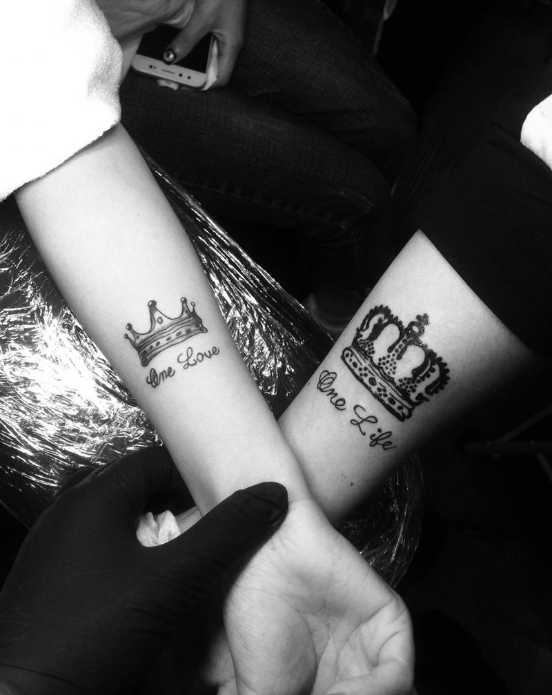 情侣纹身图片