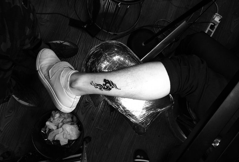 猎豹图腾纹身图片