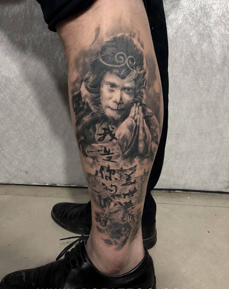 盖世英雄纹身图片