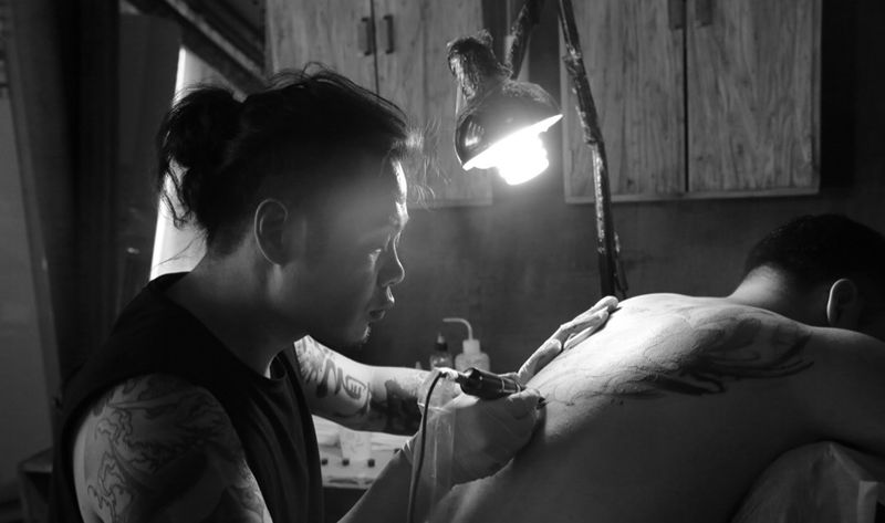 今日工作照纹身图片_生活花絮无上纹图培训学习纹身图案