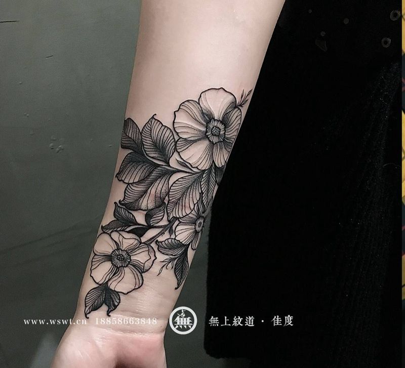 驻店师傅作品纹身图片