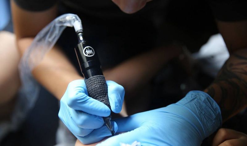 工作花絮纹身图片_成品生活花絮书法培训手稿无上纹图纹身图案