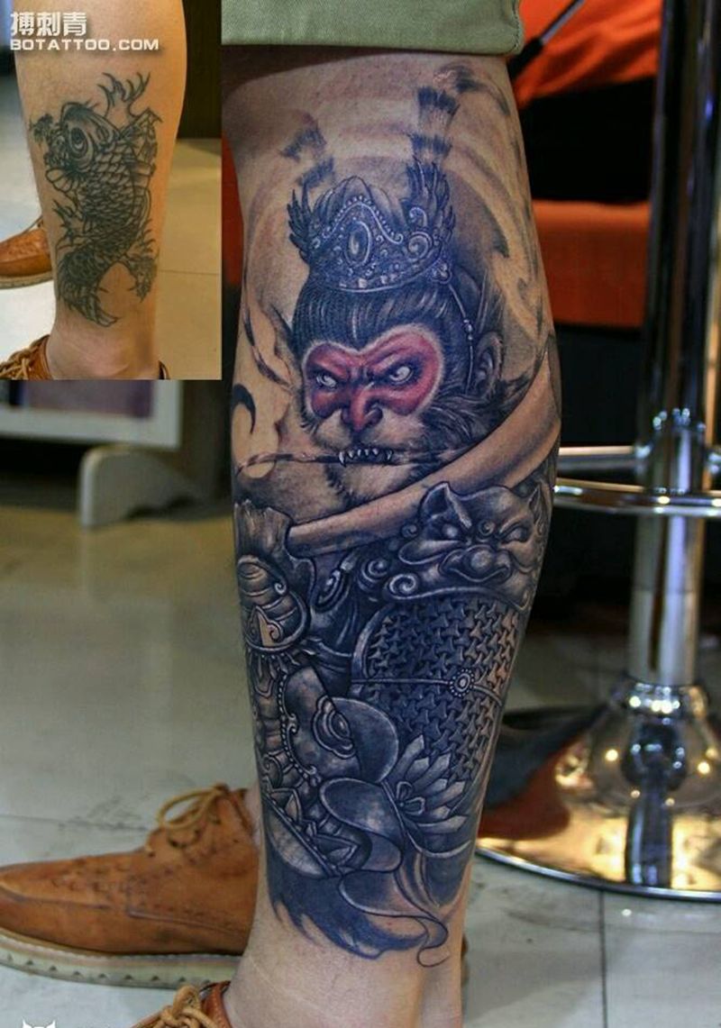 孙悟空纹身图片