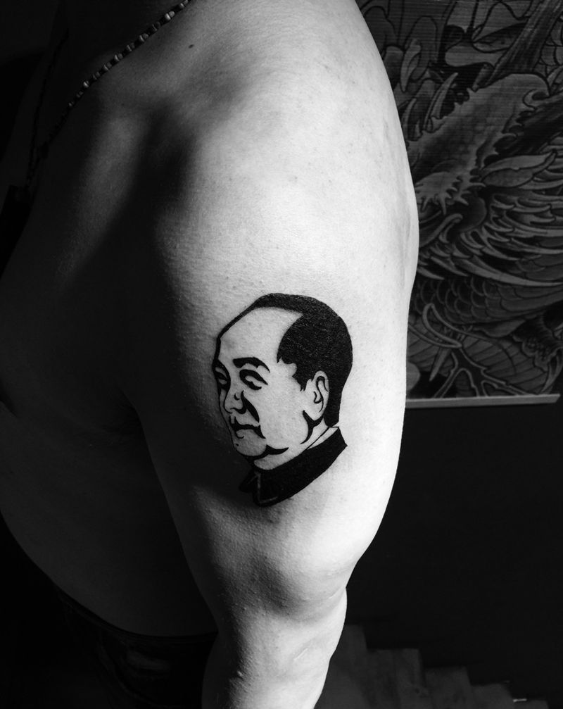 图腾毛大大纹身图片