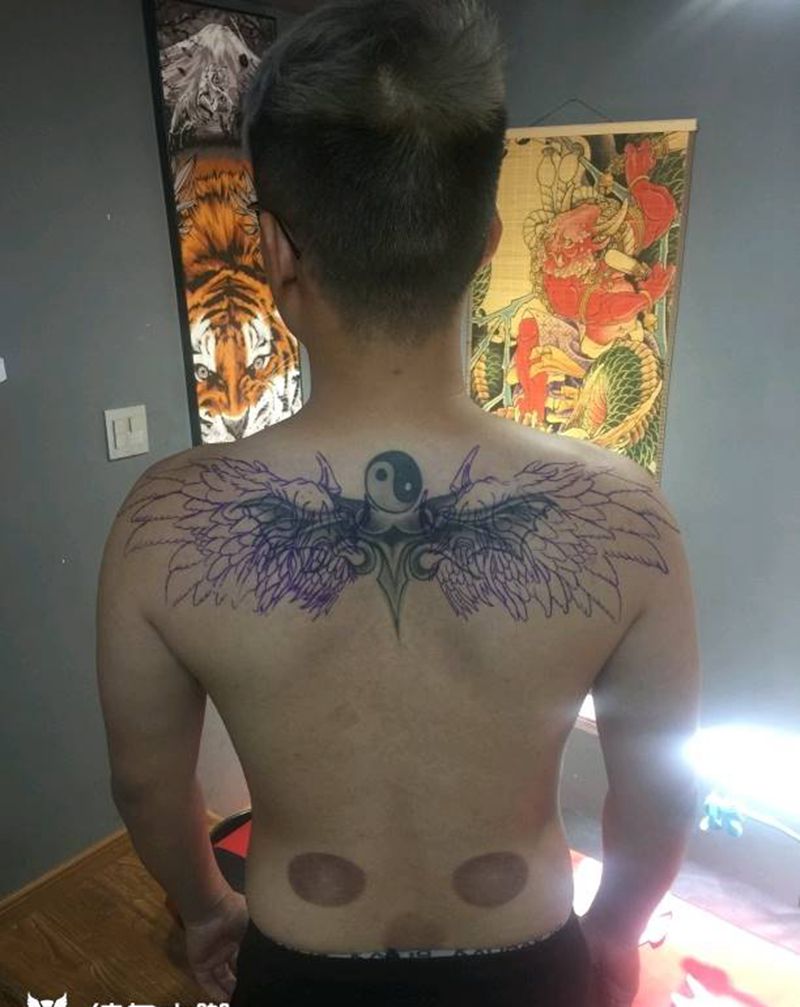 覆盖，忘记拍照了纹身图片