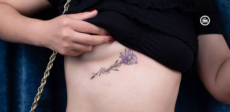 小清新纹身图片_成品清新无上纹图纹身图案