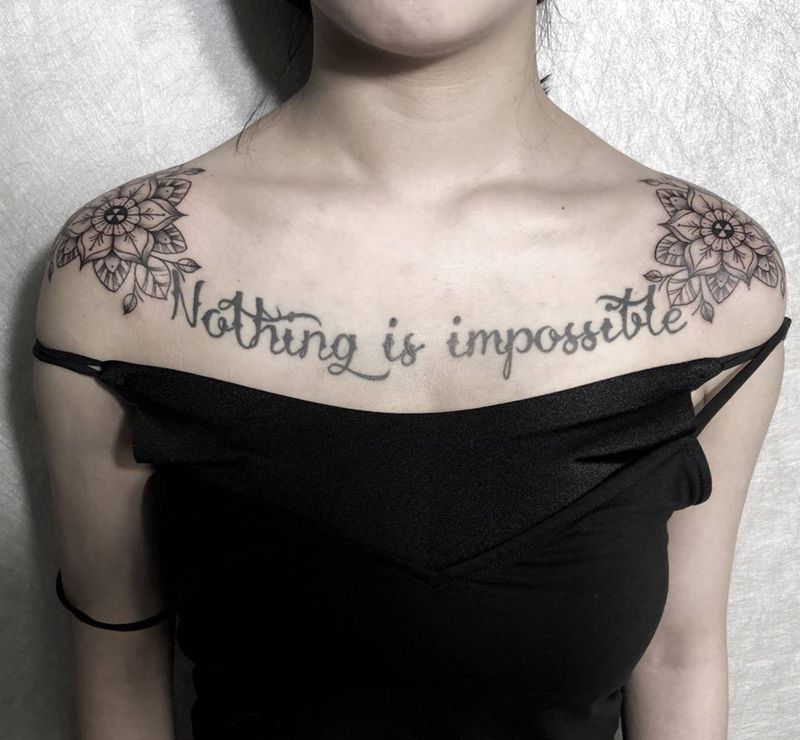 字母不是本店干的纹身图片