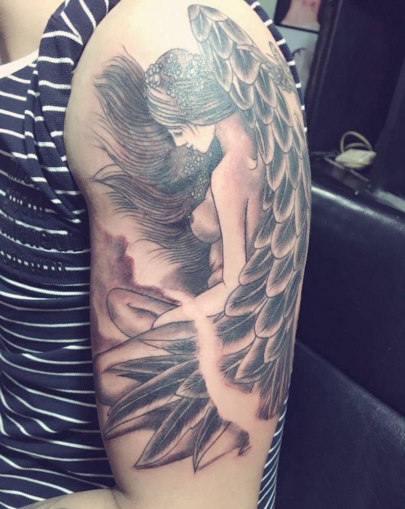 天使纹身纹身图片