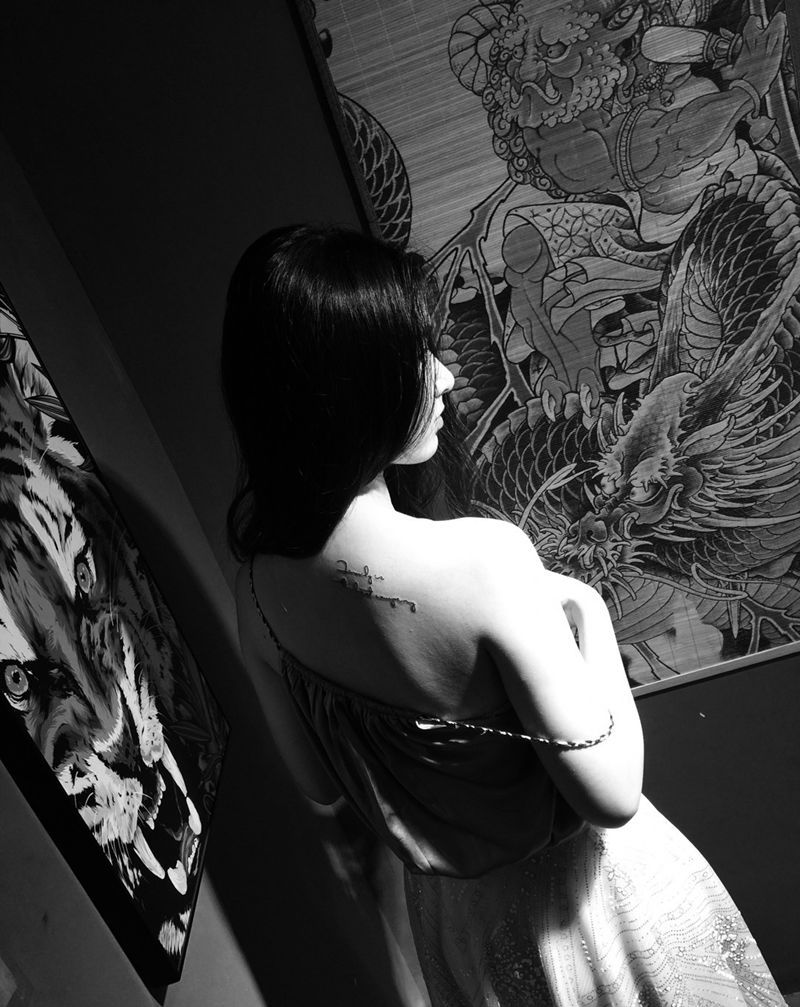 小字母纹身图片