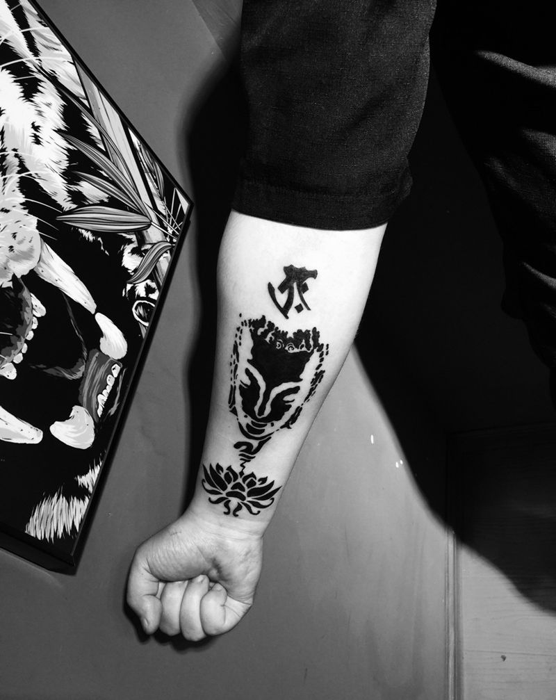 本人同款纹身图片