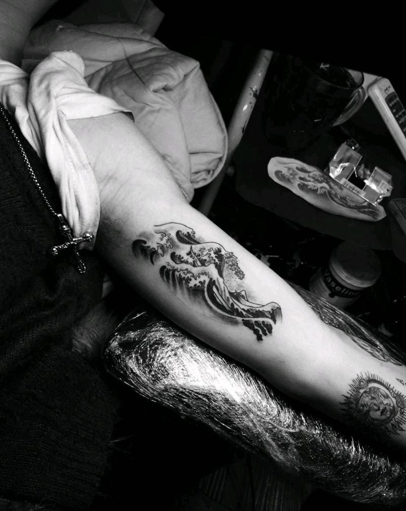 浮世绘纹身图片