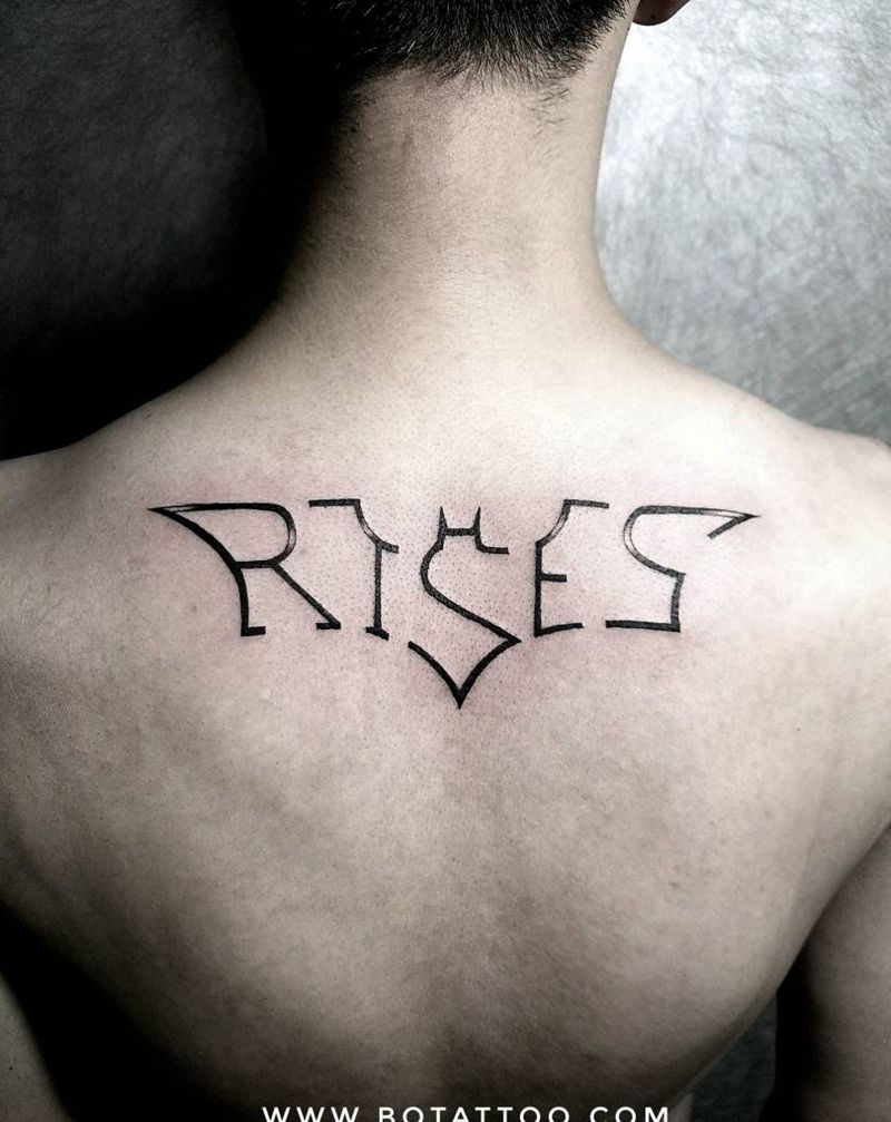 蝙蝠侠纹身图片