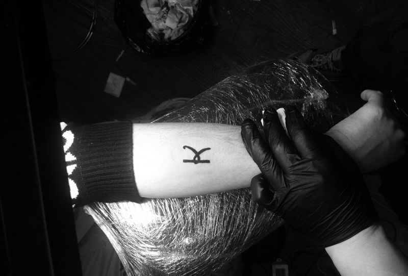 小字母纹身图片