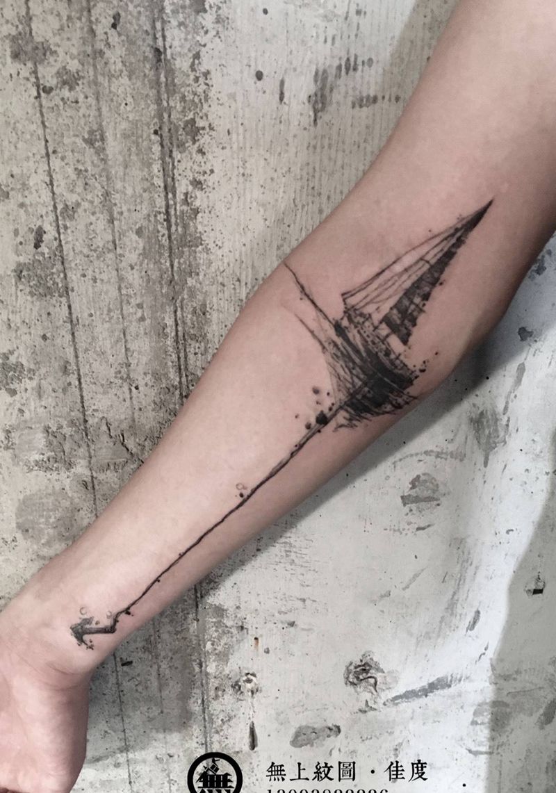 驻店师傅作品纹身图片_成品手臂欧美清新图腾原创静物无上纹图招生纹身图案