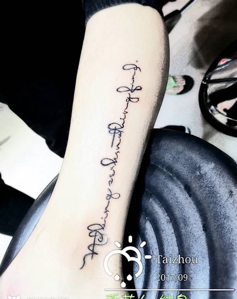 寓意 英文纹身图片