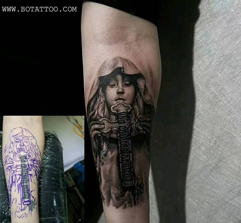 修改字母纹身图片