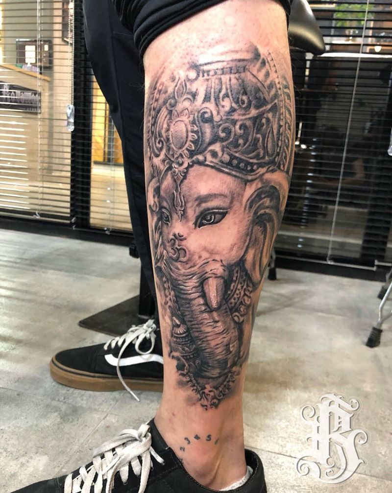 象神纹身图片