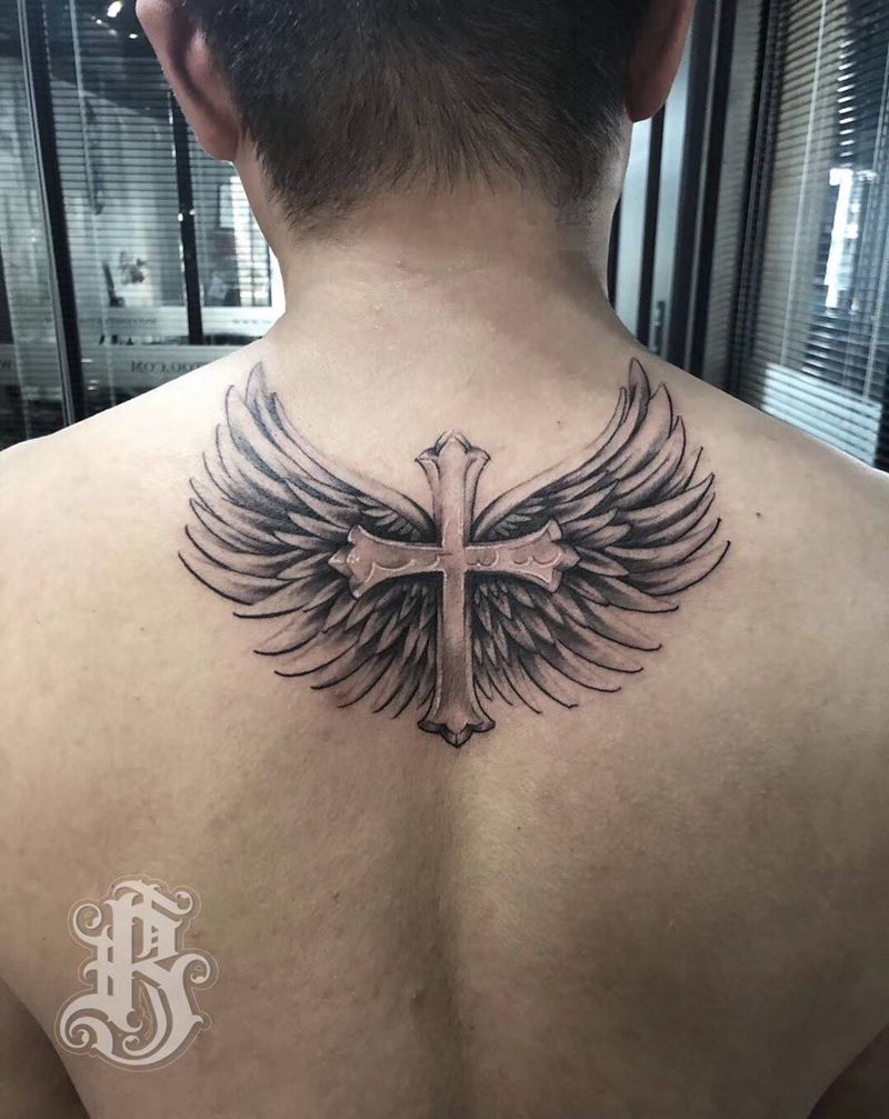 翅膀纹身图片