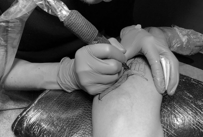 工作花絮纹身图片_生活无上纹图花絮纹身图案