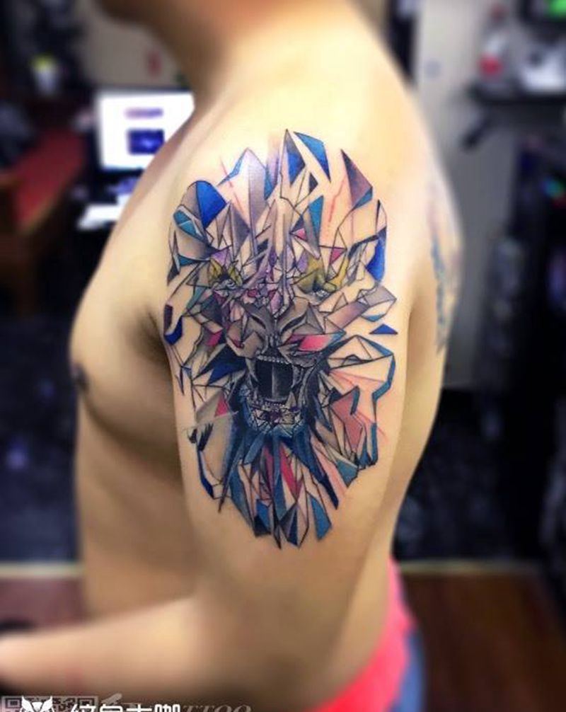 几何 tattoo纹身图片