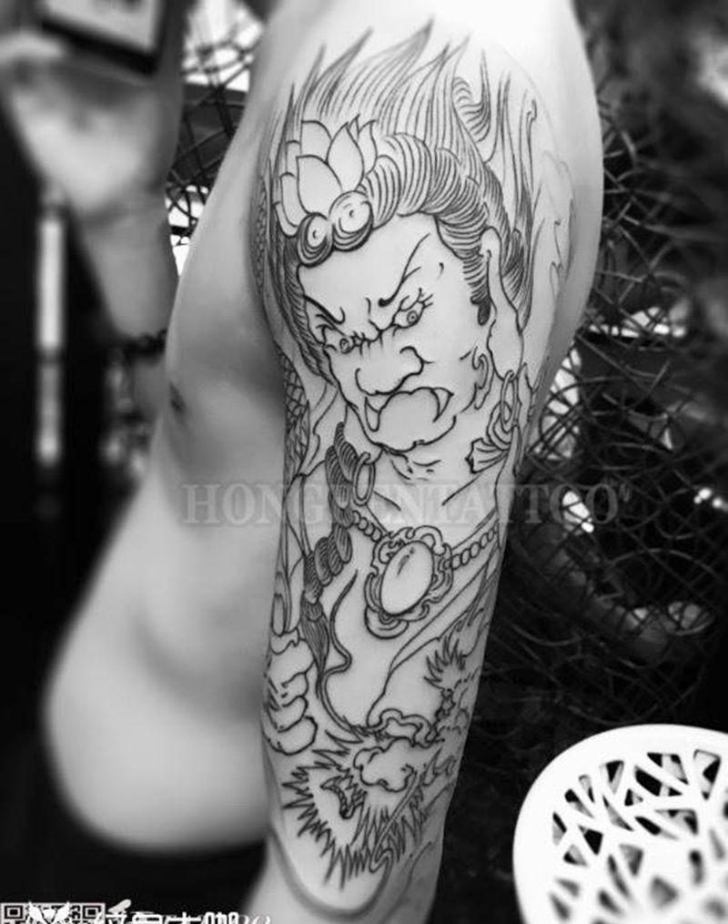 不动明王tattoo纹身图片