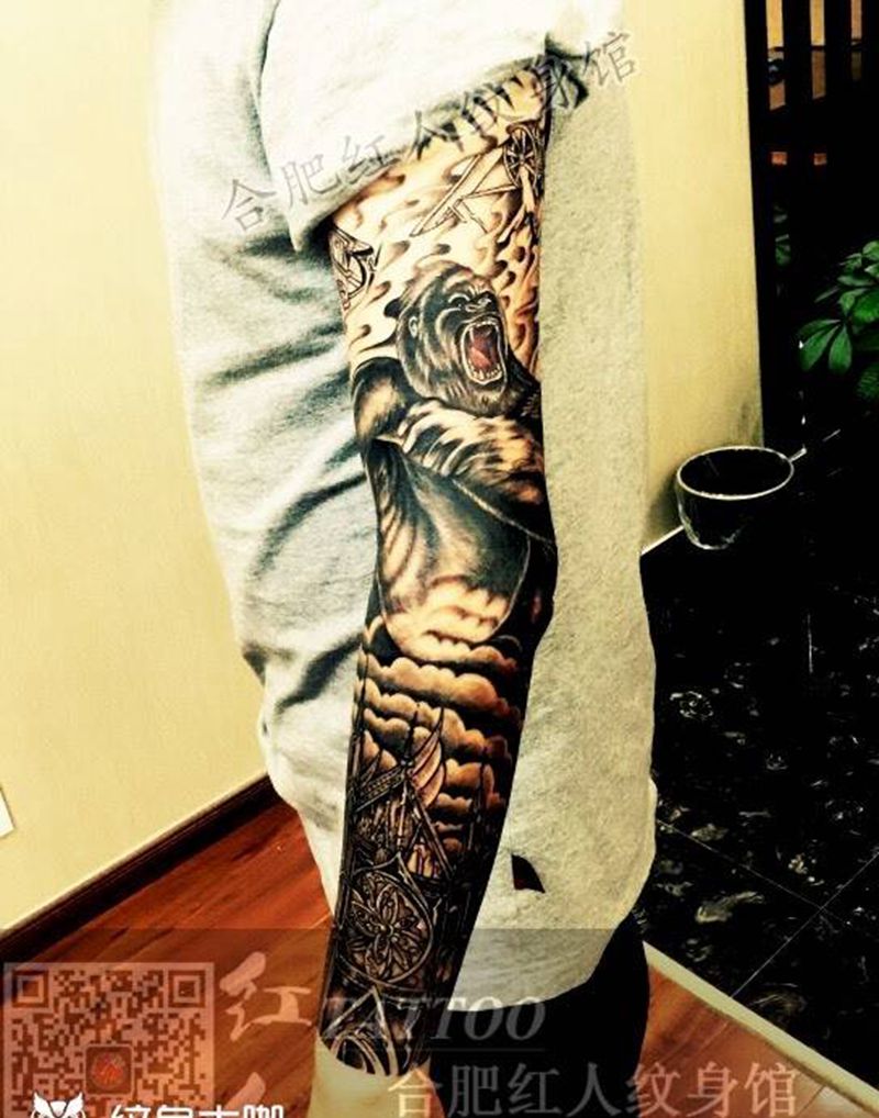 欧美花臂纹身图片