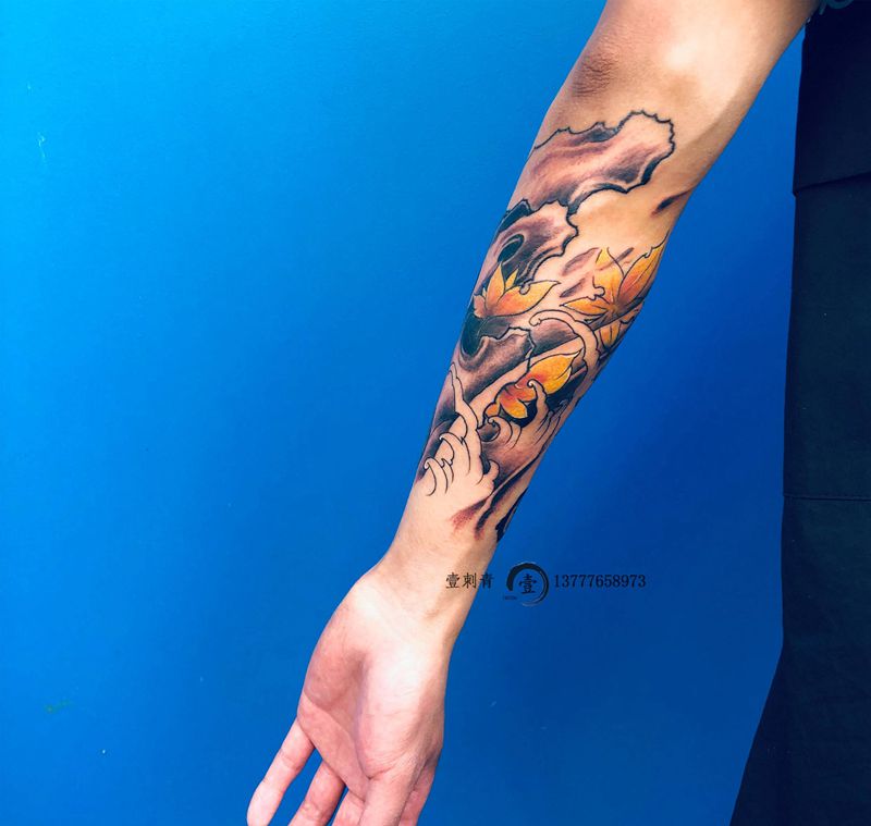 包小臂纹身图片_手臂纹身图案