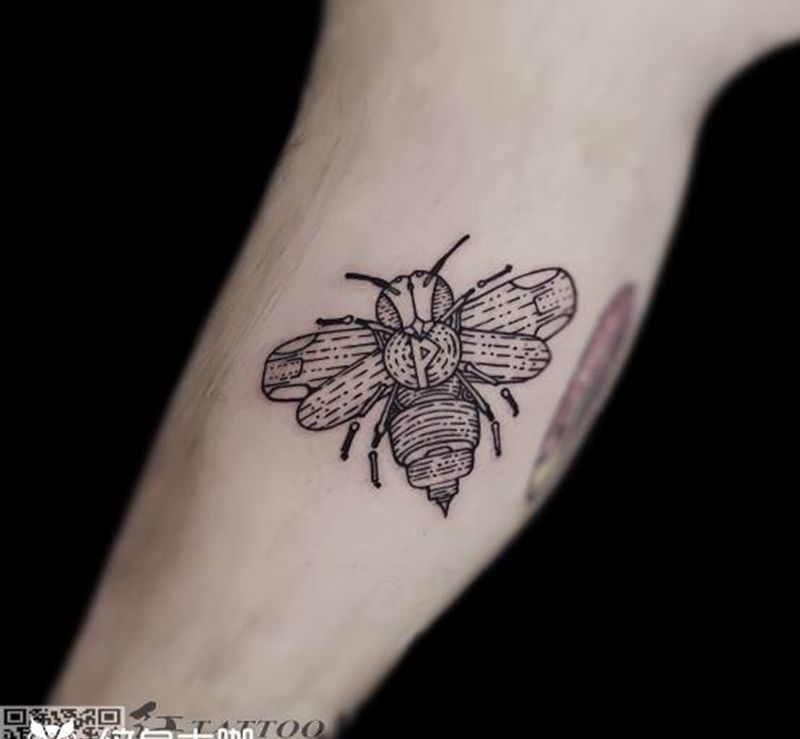 小腿tattoo纹身图片_腿部纹身图案