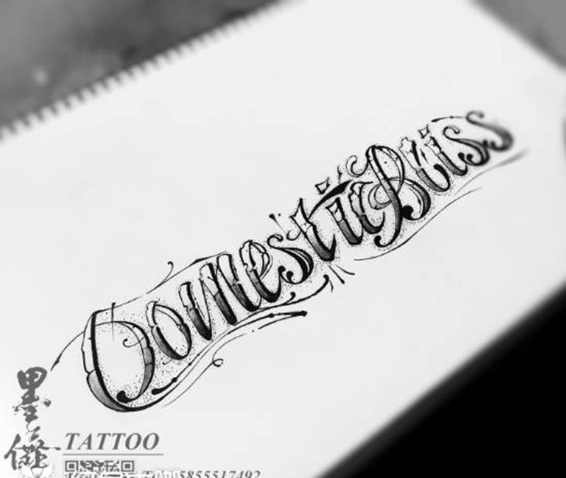 手稿tattoo纹身图片_手臂纹身图案