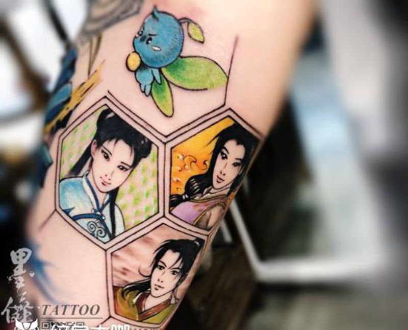 手臂tattoo纹身图片_手臂纹身图案