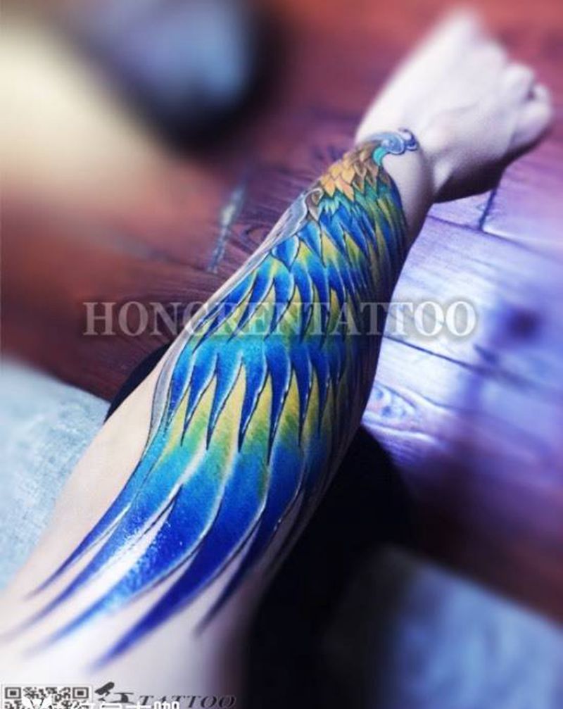 翅膀tattoo纹身图片