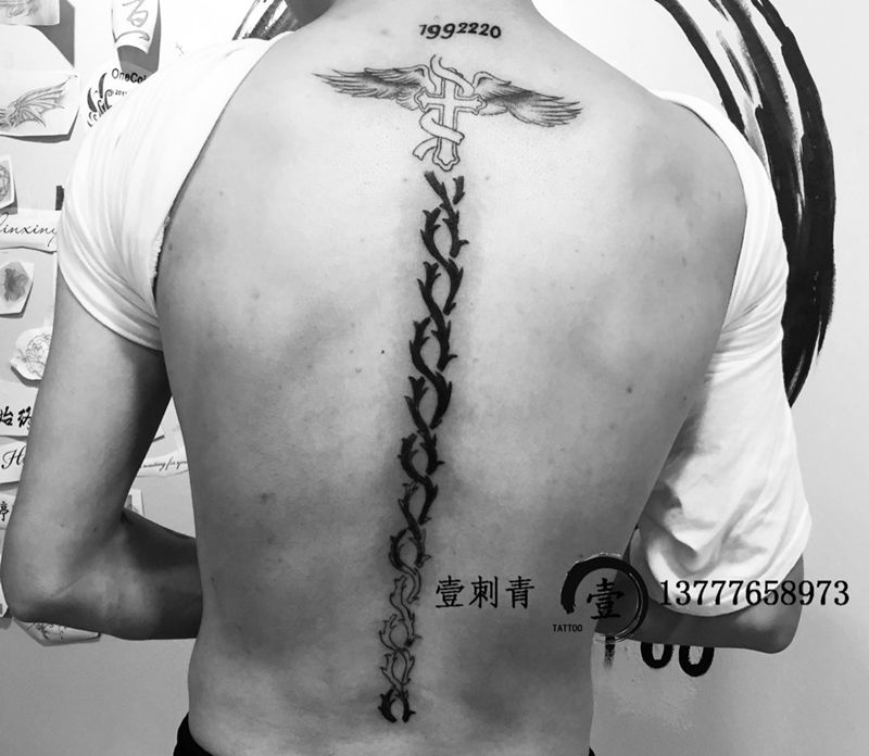 未完成纹身图片